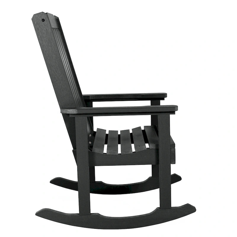Chaise à bascule en bois synthétique écologique HIGHWOOD