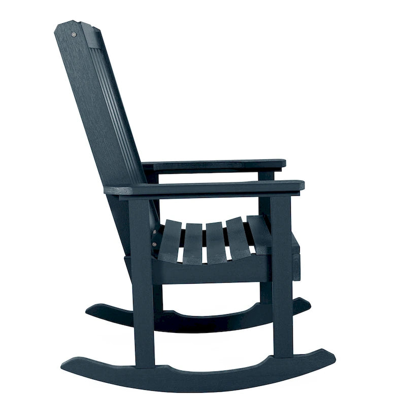Chaise à bascule en bois synthétique écologique HIGHWOOD