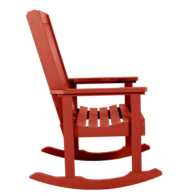 Chaise à bascule en bois synthétique écologique HIGHWOOD