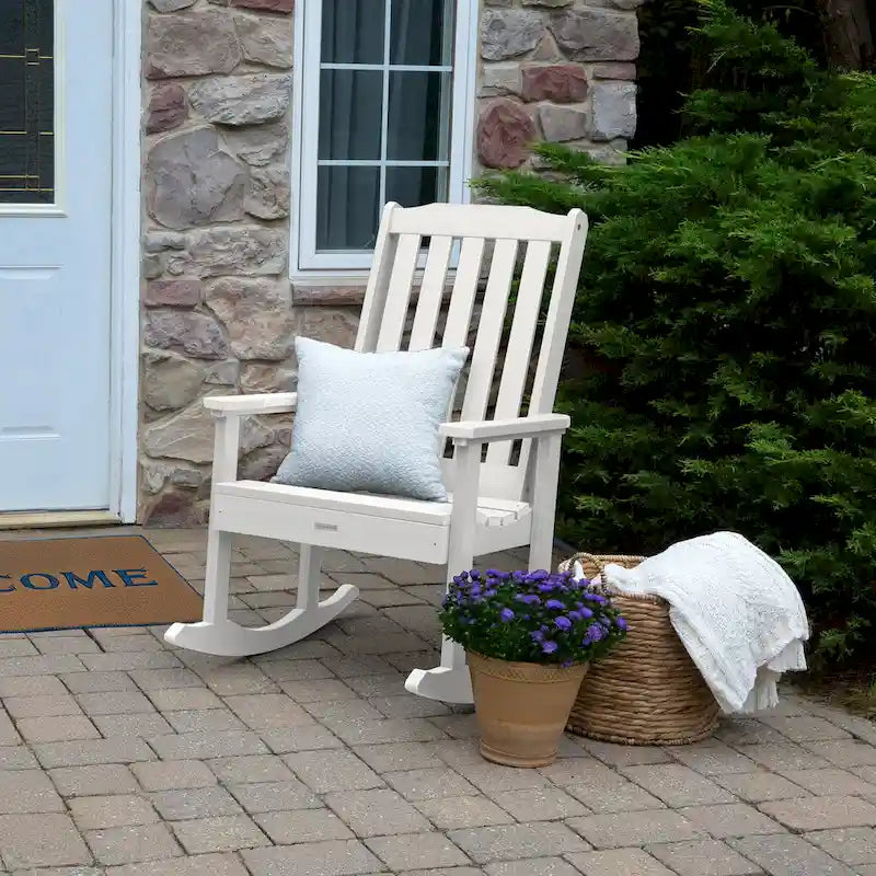 Chaise à bascule en bois synthétique écologique HIGHWOOD