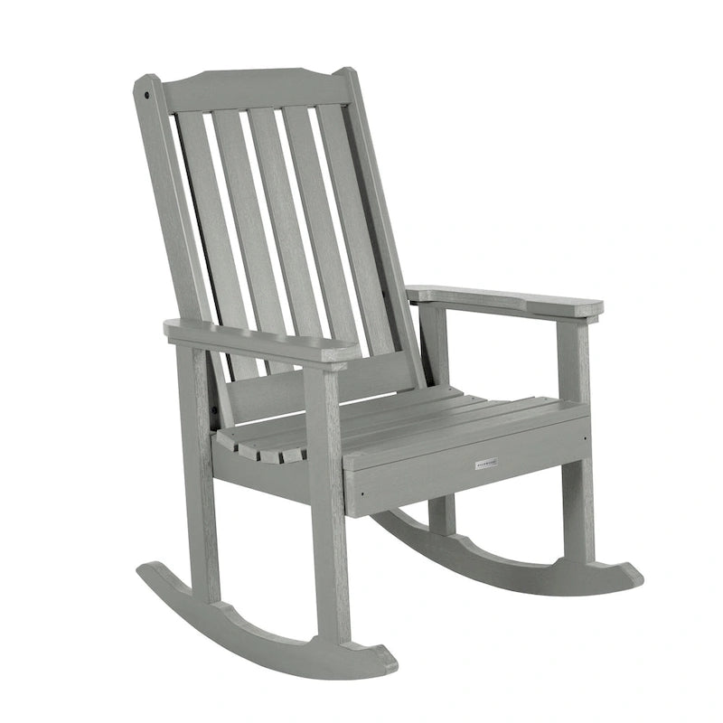 Chaise à bascule en bois synthétique écologique HIGHWOOD