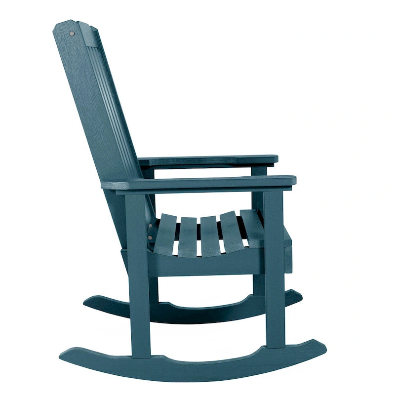 Chaise à bascule en bois synthétique écologique HIGHWOOD