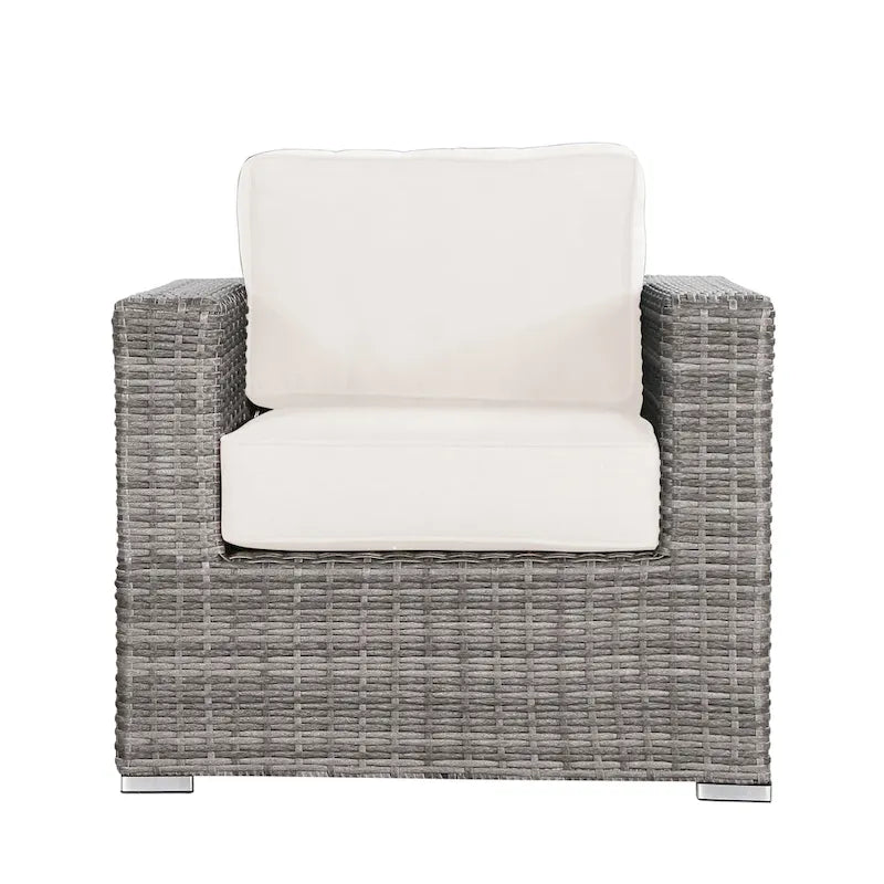 Chaise de terrasse de club de qualité complexe avec coussins Sunbrella