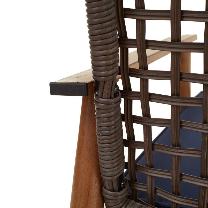 Ensemble de conversation extérieur 3 pièces en maille