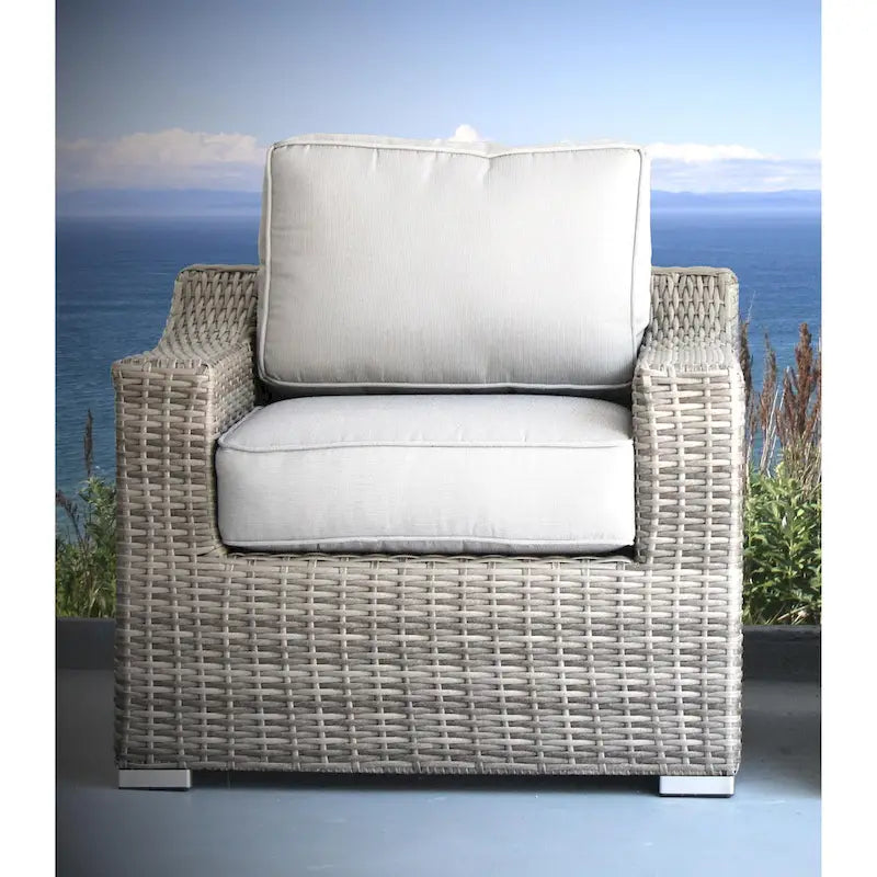 Fauteuil de jardin club avec coussins
