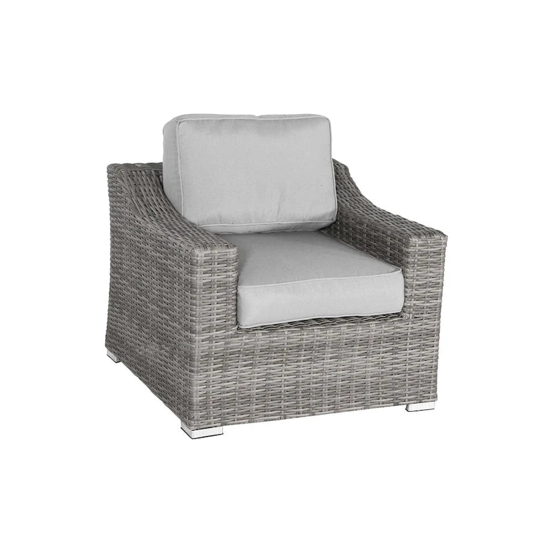 Fauteuil de jardin club avec coussins