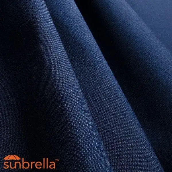 Ensemble de salon de jardin LSI Antibes en osier gris Sunbrella 9 pièces