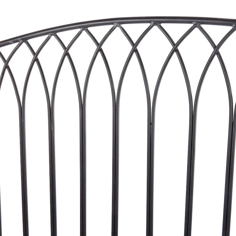 Banc de jardin classique en métal 2 places Alpine Corporation 44 L pour intérieur/extérieur