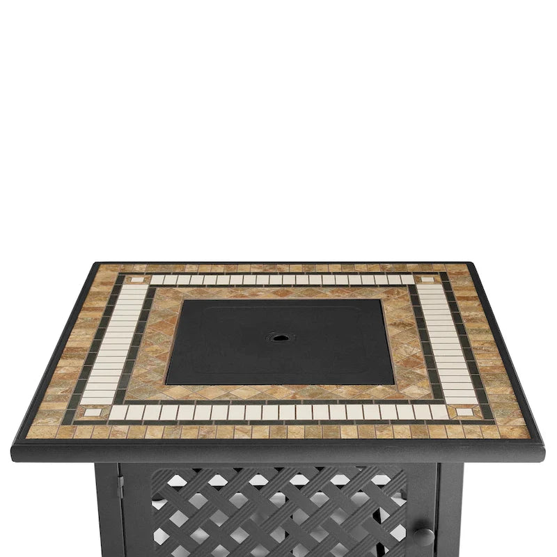 Ensemble de 5 meubles Crosley Bradenton avec fauteuil à bascule pivotant et canapé avec foyer