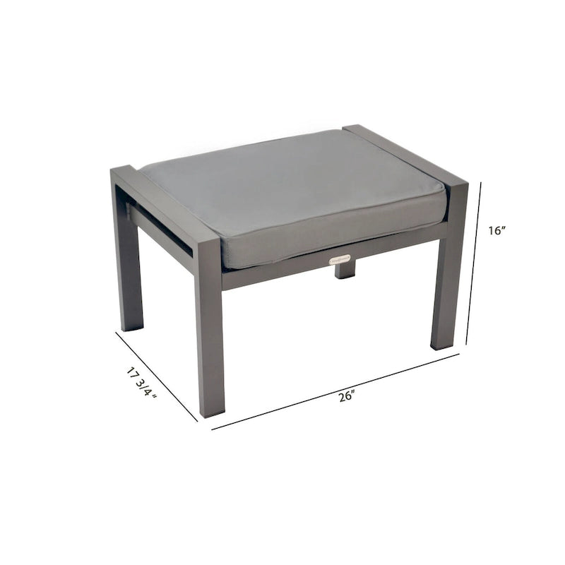 Ensemble de bistro extérieur en aluminium Lakeview (5 pièces)