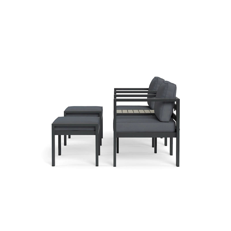 Ensemble de bistro extérieur en aluminium Lakeview (5 pièces)