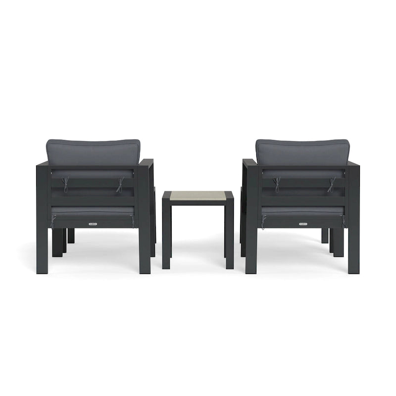 Ensemble de bistro extérieur en aluminium Lakeview (5 pièces)