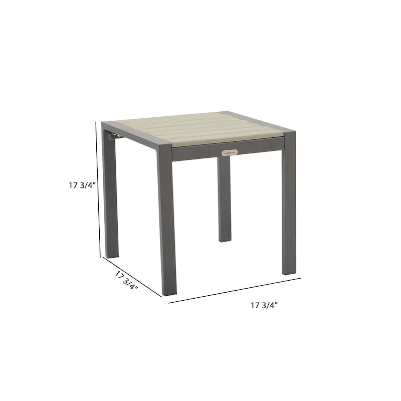 Ensemble de bistro extérieur en aluminium Lakeview (5 pièces)