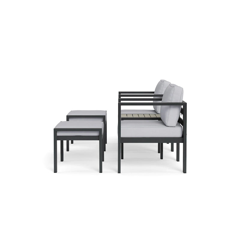 Ensemble de bistro extérieur en aluminium Lakeview (5 pièces)