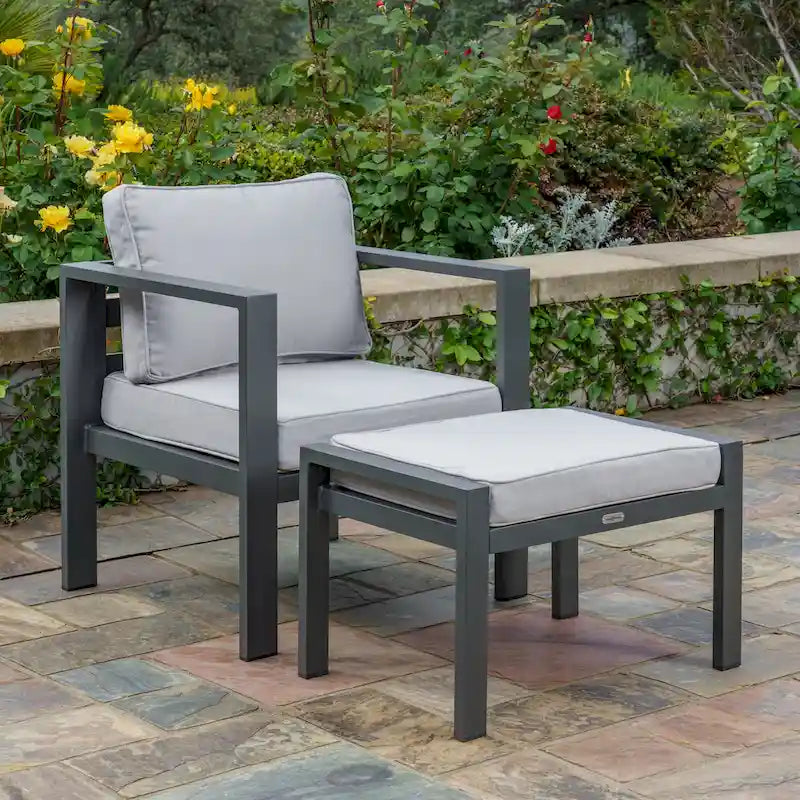 Ensemble de bistro extérieur en aluminium Lakeview (5 pièces)