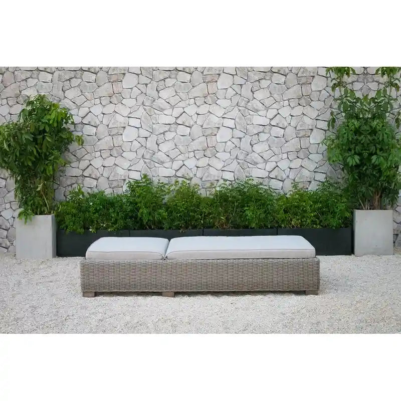 Renava Knox Chaise Longue d'extérieur en Osier