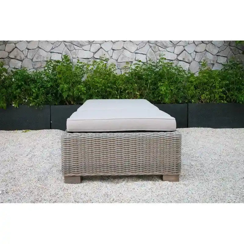 Renava Knox Chaise Longue d'extérieur en Osier