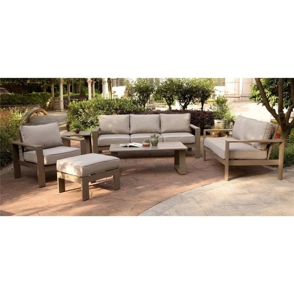 Katalla Aluminum 6-piece Deep Seating Set with Coffee Table by Havenside Home