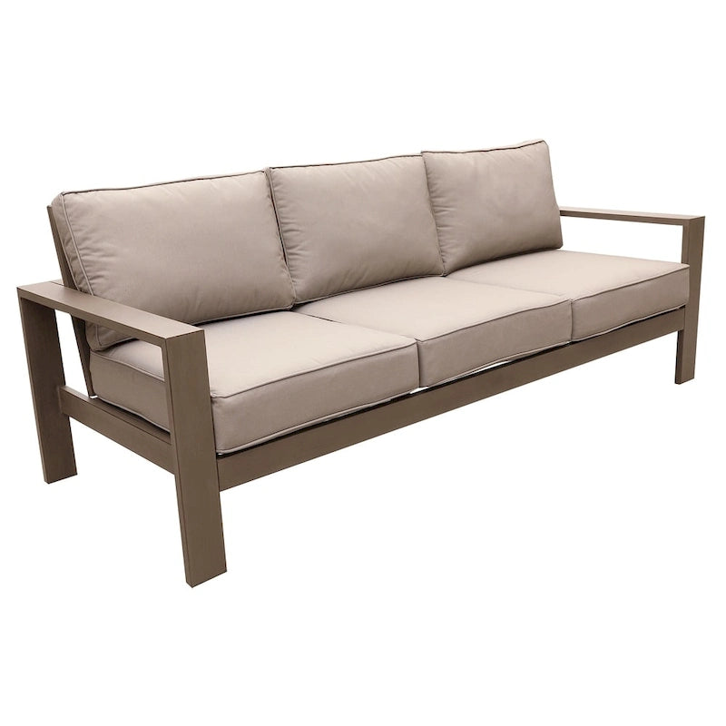 Ensemble de 6 pièces de patio Katalla en aluminium avec table basse par Havenside Home