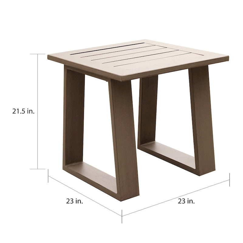 Ensemble de 6 pièces de patio Katalla en aluminium avec table basse par Havenside Home