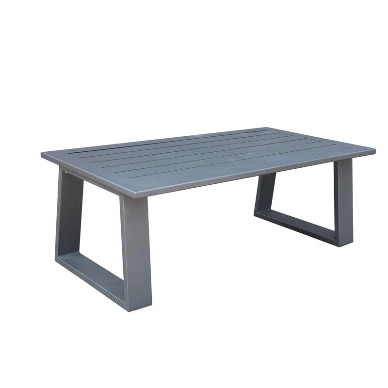 Ensemble de 6 pièces de patio Katalla en aluminium avec table basse par Havenside Home