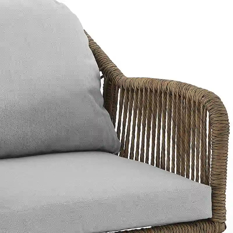 Ensemble de 2 fauteuils d'extérieur en osier Haven - 33,63P x 26,38L x 29,75H