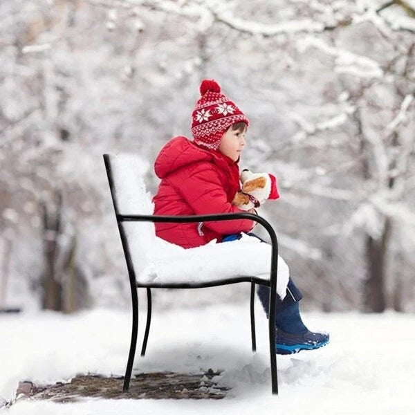 Banc en fer pour jardin, cour ou arrière-cour - N/A