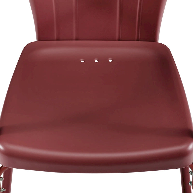 Lot de 2 fauteuils de jardin en métal Crosley Tulip - 24,5 l x 20,5 P x 32,88 H