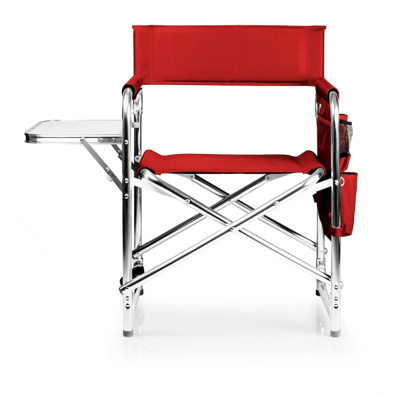 Chaise de sport portable rouge Picnic Time