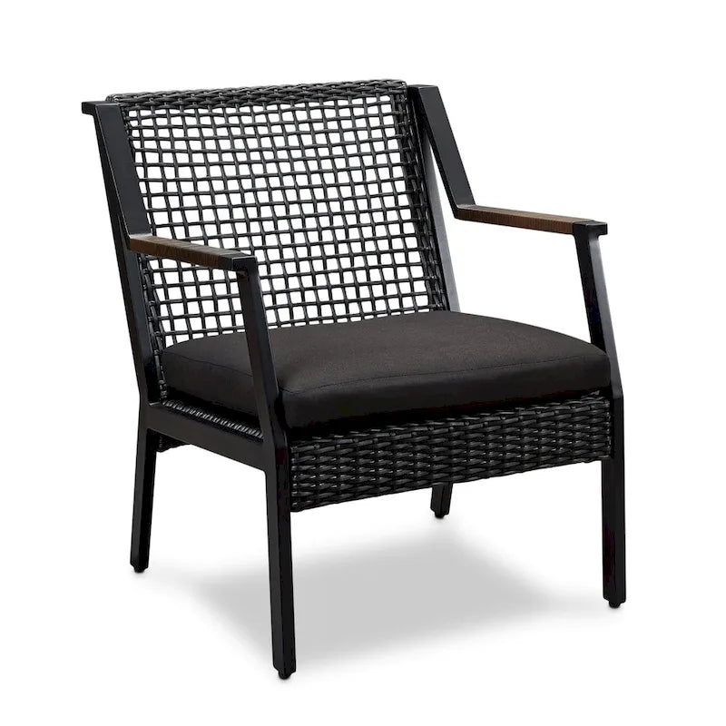 Lot de deux chaises Calvin 25.25 noires par Real Flame
