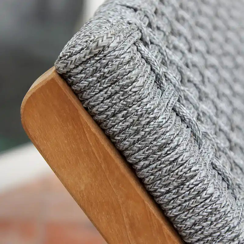 Cambridge Casual Dunham - Ensemble de conversation 3 pièces en teck - Coussin GRATUIT
