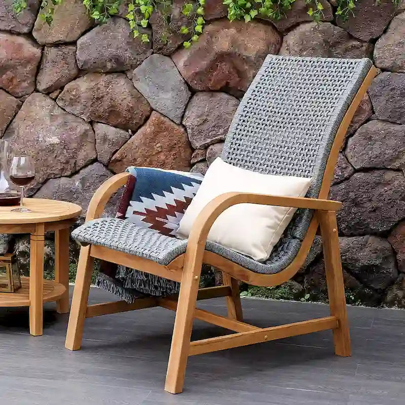 Cambridge Casual Dunham - Ensemble de conversation 3 pièces en teck - Coussin GRATUIT
