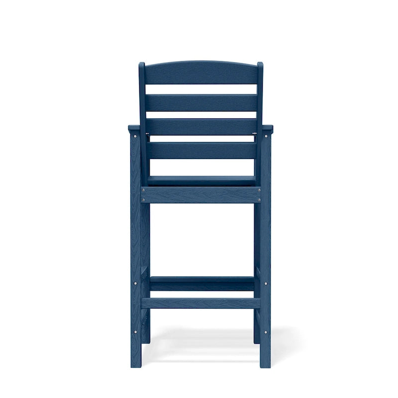 Lot de 2 chaises Adirondack hautes en plastique