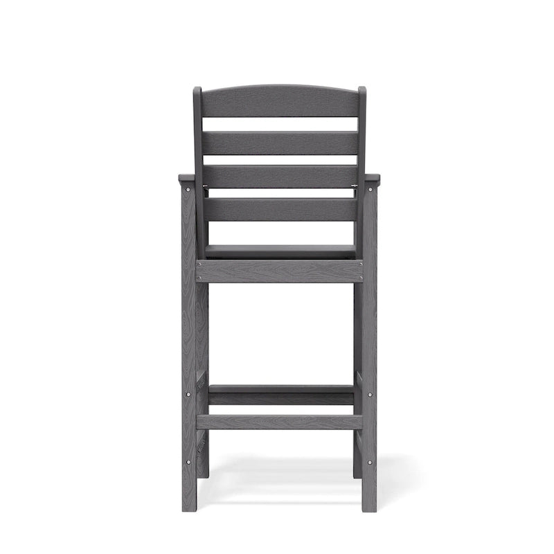 Lot de 2 chaises Adirondack hautes en plastique