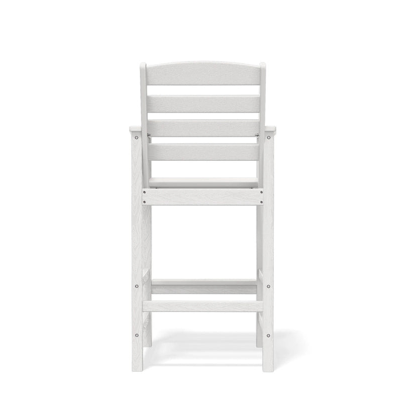 Lot de 2 chaises Adirondack hautes en plastique