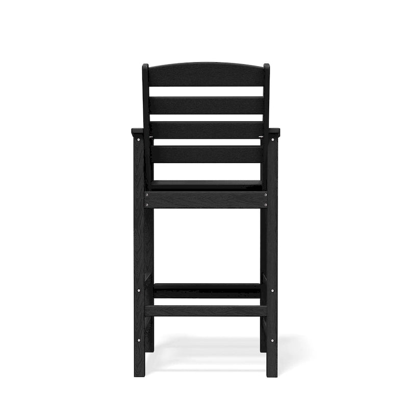 Lot de 2 chaises Adirondack hautes en plastique