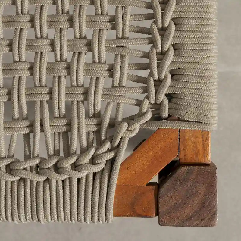 Banc en bois d'agave South Shore