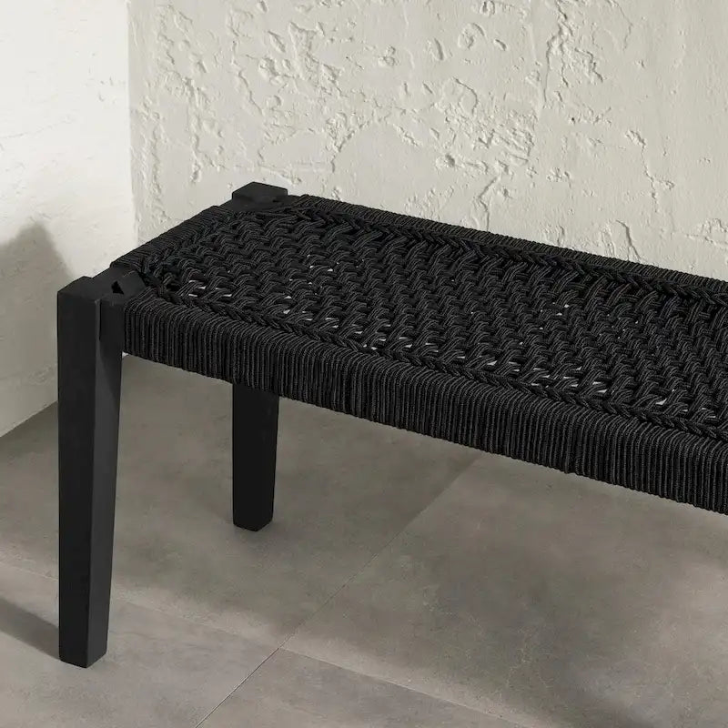Banc en bois d'agave South Shore