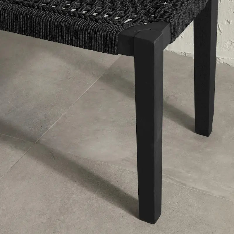 Banc en bois d'agave South Shore