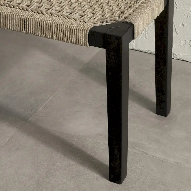 Banc en bois d'agave South Shore