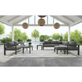 Homestyles Grayton 5-Seat Outdoor Sectional - 87 x 32 x 87