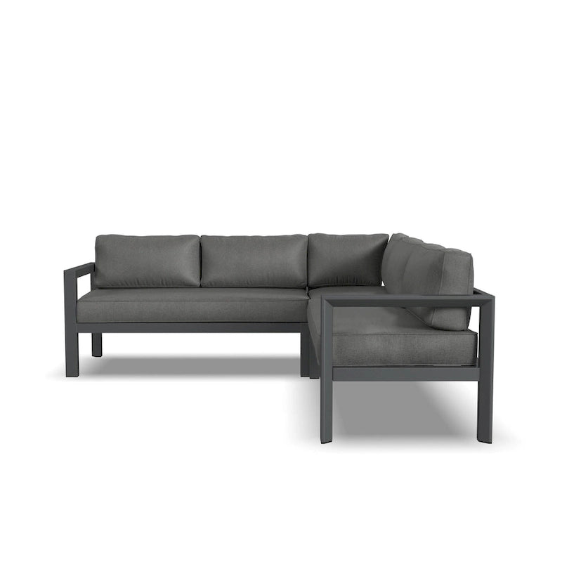 Homestyles Canapé d'angle d'extérieur Grayton 5 places - 87 x 32 x 87