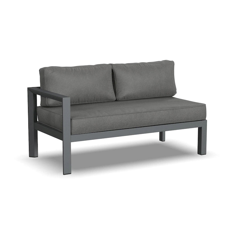 Homestyles Canapé d'angle d'extérieur Grayton 5 places - 87 x 32 x 87