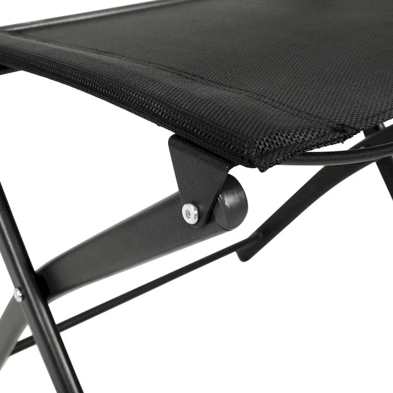 Lot de 4 chaises pliantes commerciales d'extérieur Flex Comfort avec cadre en métal