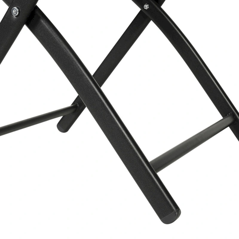 Lot de 4 chaises pliantes commerciales d'extérieur Flex Comfort avec cadre en métal