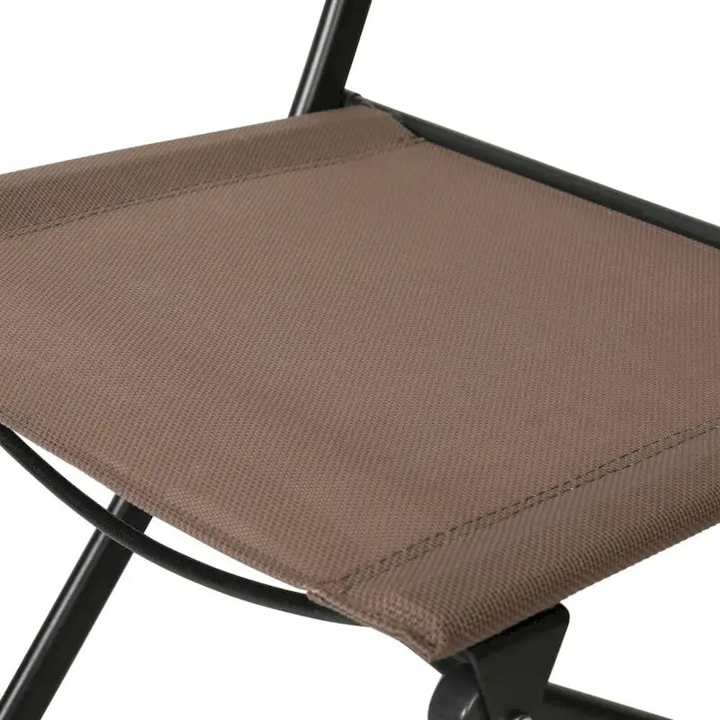 Lot de 4 chaises pliantes commerciales d'extérieur Flex Comfort avec cadre en métal
