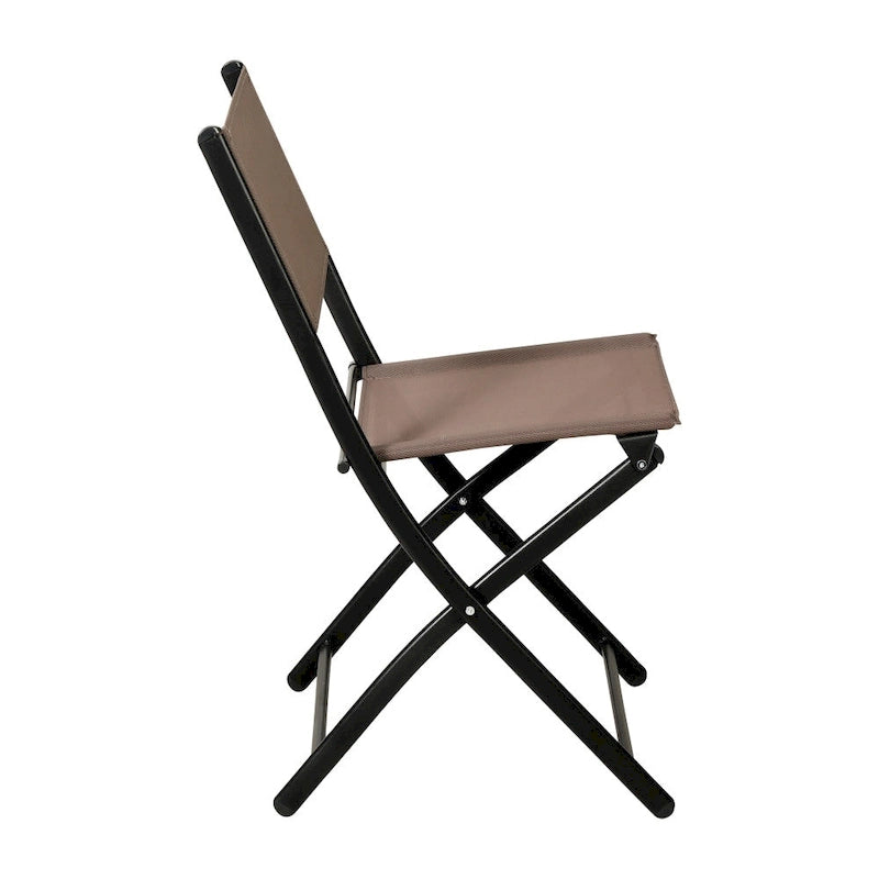 Lot de 4 chaises pliantes commerciales d'extérieur Flex Comfort avec cadre en métal