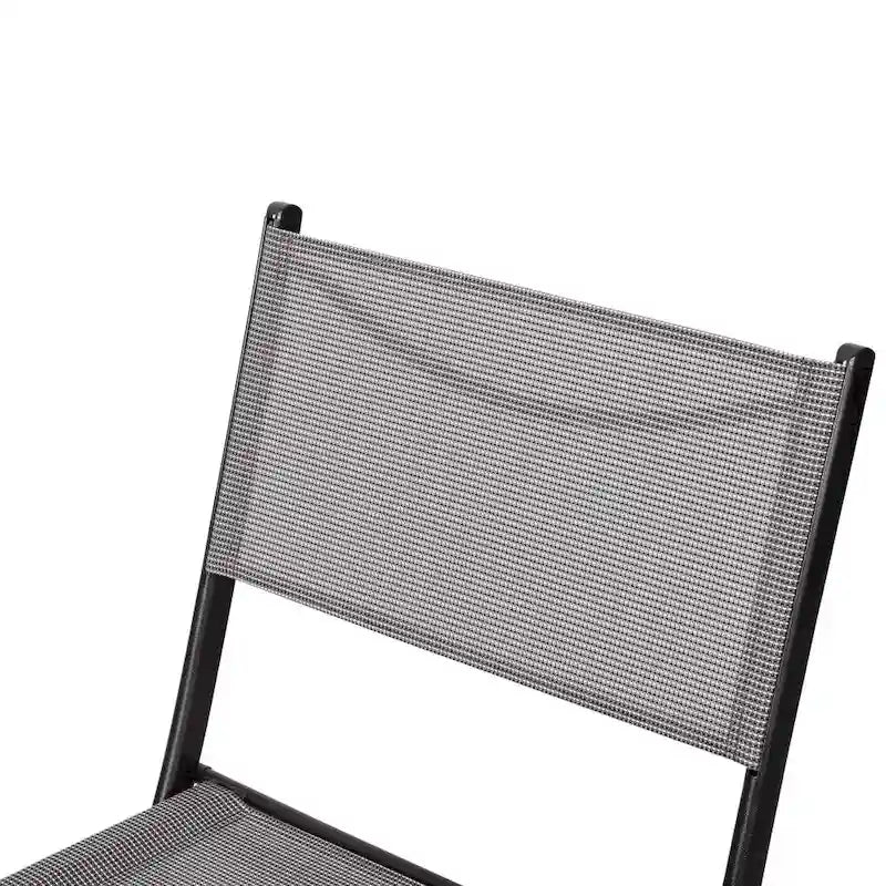 Lot de 4 chaises pliantes commerciales d'extérieur Flex Comfort avec cadre en métal