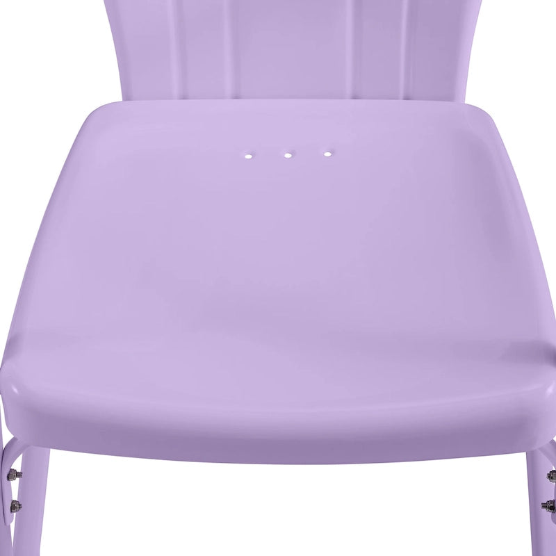 Ensemble de 3 chaises de jardin rétro Crosley Tulip