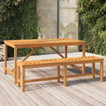 vidaXL Banc de jardin en bois d'acacia massif